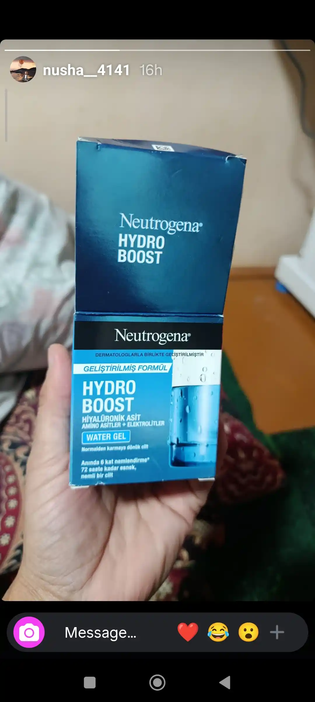 Увлажняющий крем для лица Neutrogena Hydro Boost, для нормальной и комбинированной кожи, 50 мл