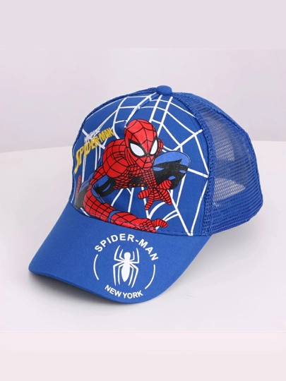 Детская кепка Spider-Man Kids — MADEENA-SPIDERMANKEPKA-СИНИЙ-55