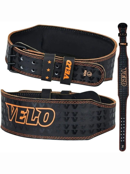Атлетический пояс VELO для тяжелой атлетики и пауэрлифтинга (15 см) - 