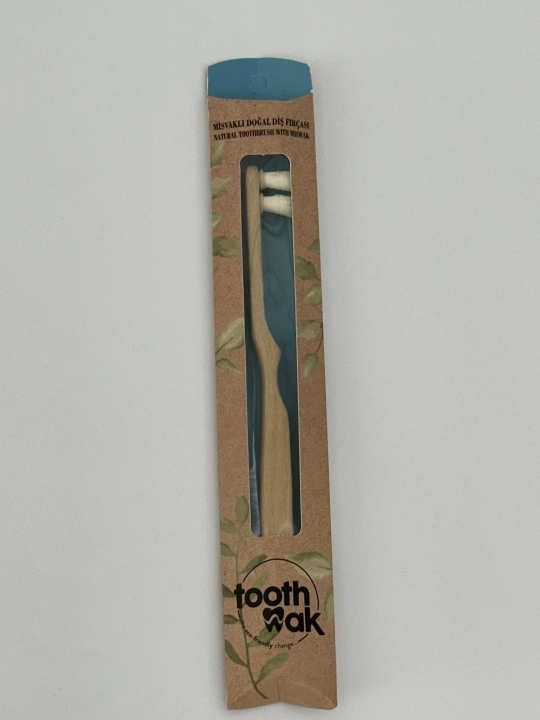 Зубная щетка с мисваком + 6 сменных насадок, TOOTHWAK