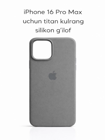 IPhone 17 / 16 / 15 / 14 / 13 / 12 Pro Maxlar uchun silikon g‘iloflar