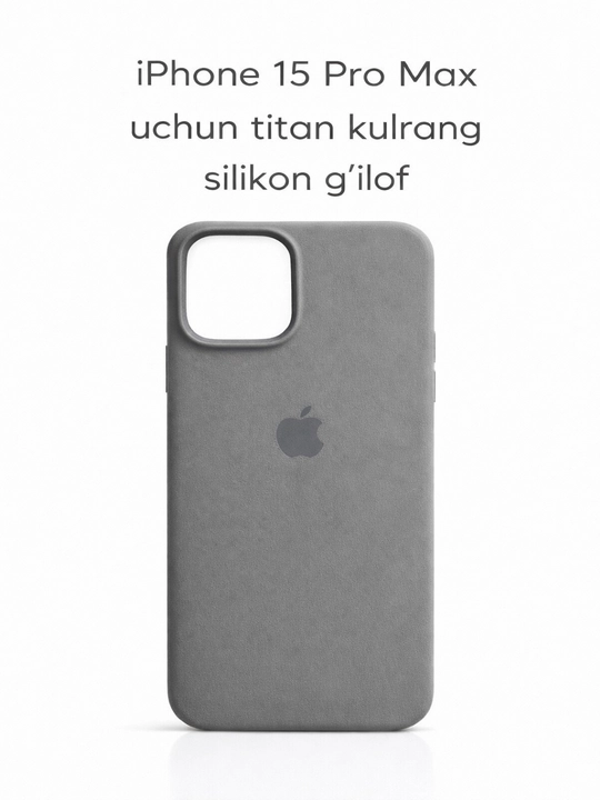 IPhone 17 / 16 / 15 / 14 / 13 / 12 Pro Maxlar uchun silikon g‘iloflar