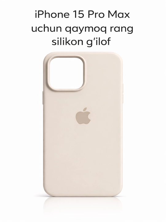 IPhone 17 / 16 / 15 / 14 / 13 / 12 Pro Maxlar uchun silikon g‘iloflar