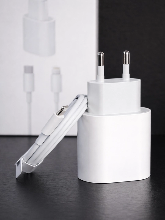 IPhone uchun 20W tezkor zaryadlovchi adapter USB-C dan Lightning kabel bilan