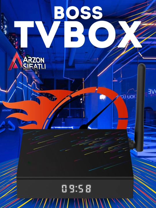Приставка Android smart TV, BoX BOSS TV 2, 16 ГБ - 