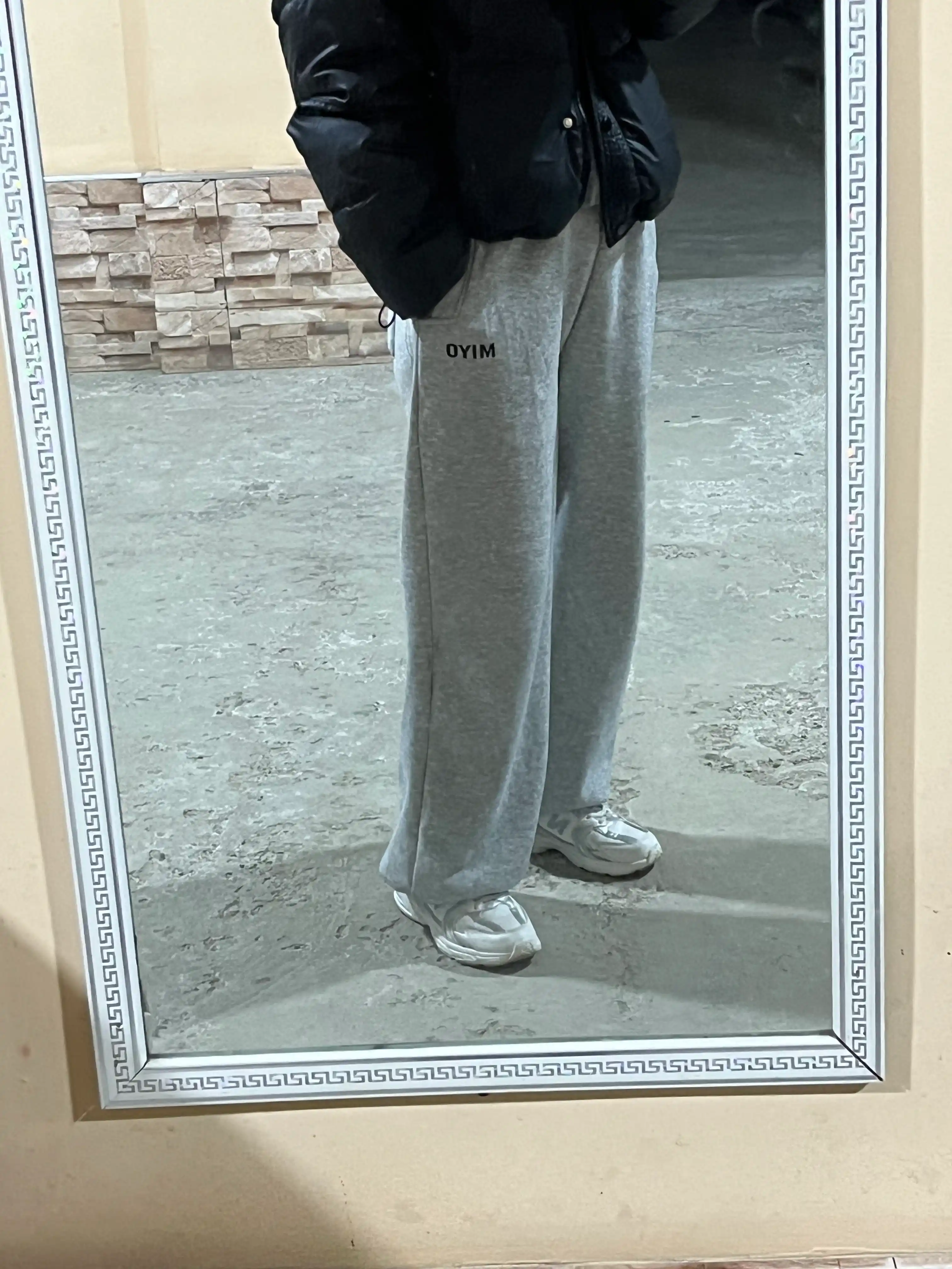MIYO Женские тёплые зимние трико брюки с начёсом, широкие oversize