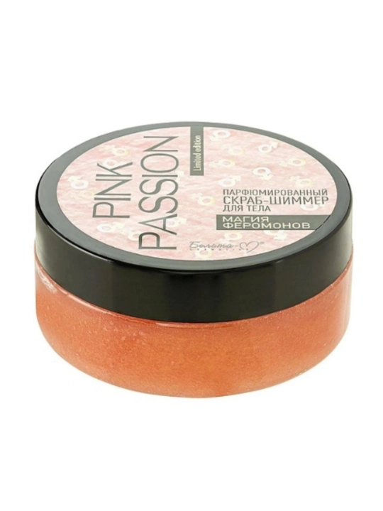 Tana uchun Pink Passion parfyumerlangan feromonlari sehri skrab-shimmeri, 200 g, Белика-М - 