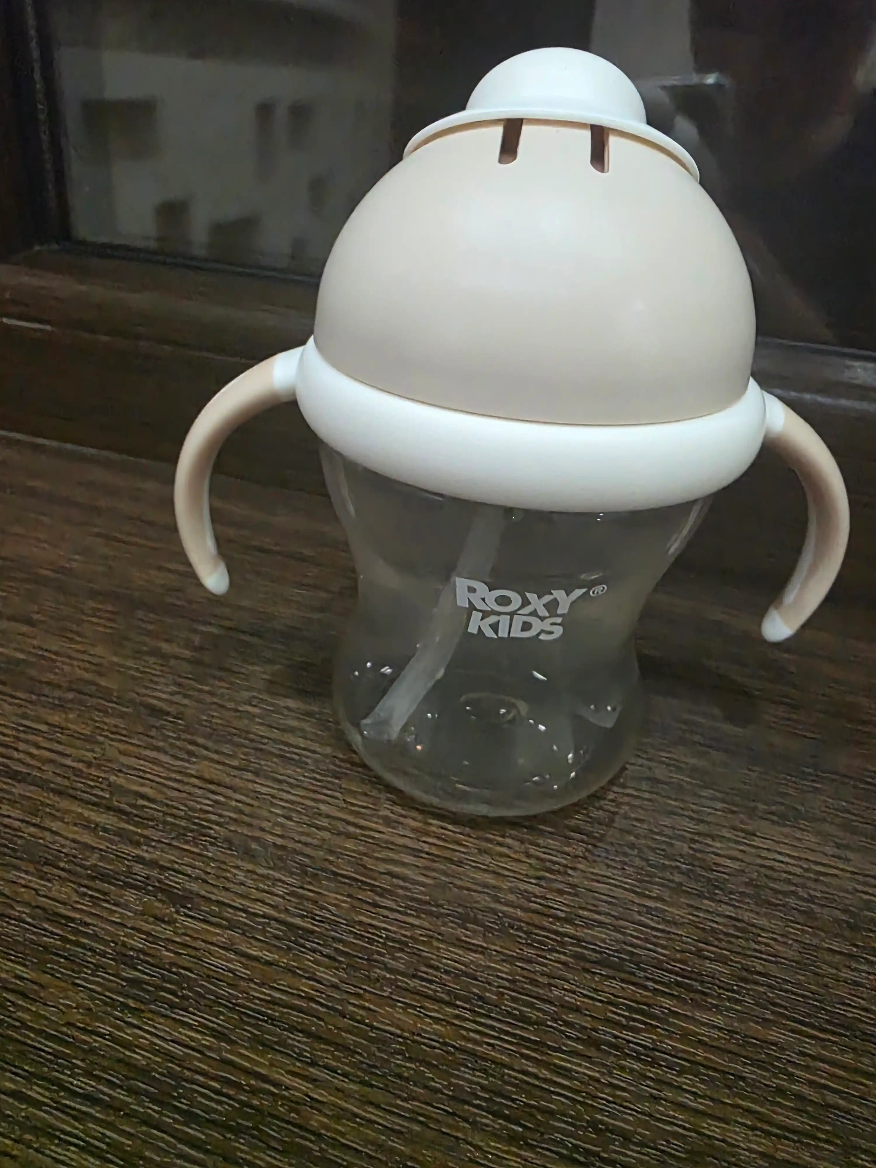 ROXY-KIDS Поильник непроливайка, детская бутылочка с трубочкой 200 мл