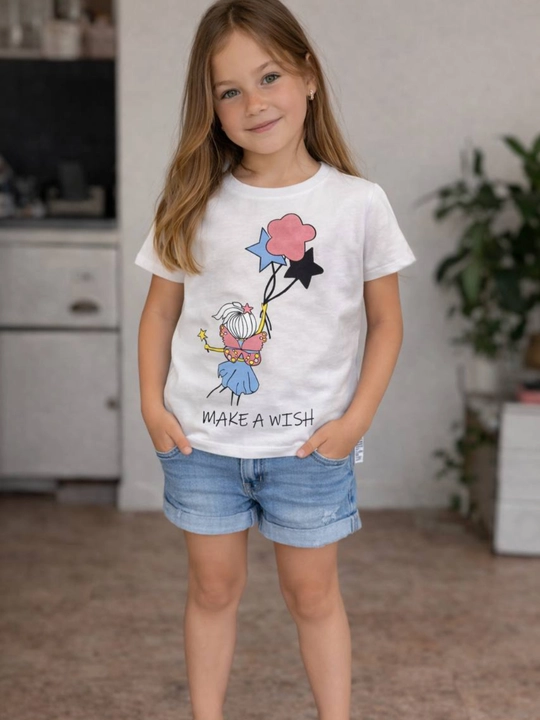 Qiz bolalar uchun zamonaviy moda futbolkalari - 