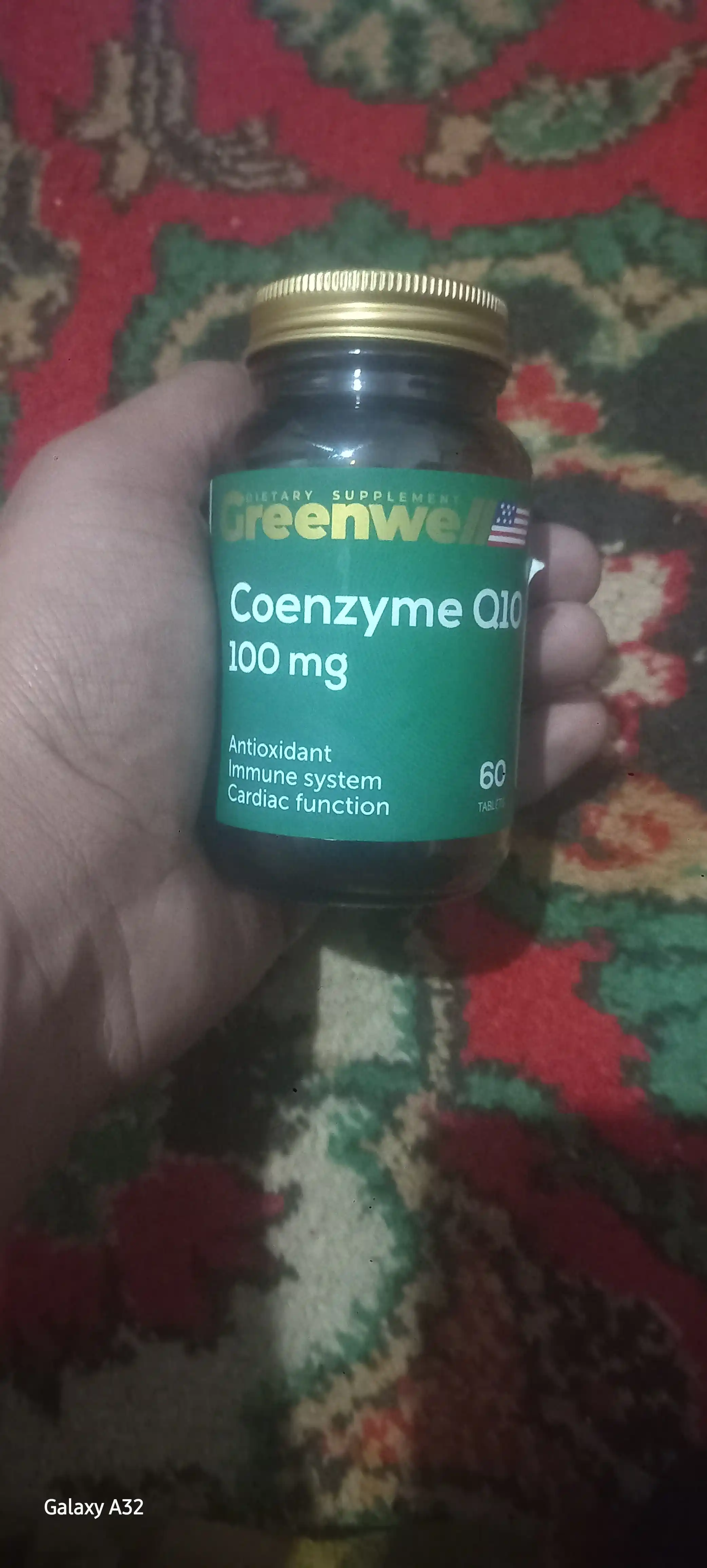 Greenwell Coenzyme Q10 100 мг, БАД для увеличение энергии и выносливости, 60 таб
