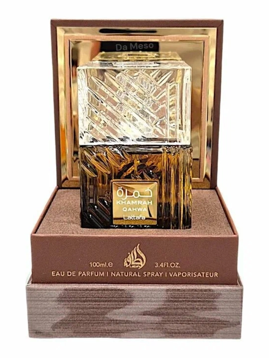 Lattafa Xamrah parfyum suvi, pralin va doljin aromati, ayollar va erkaklar uchun 100 ml