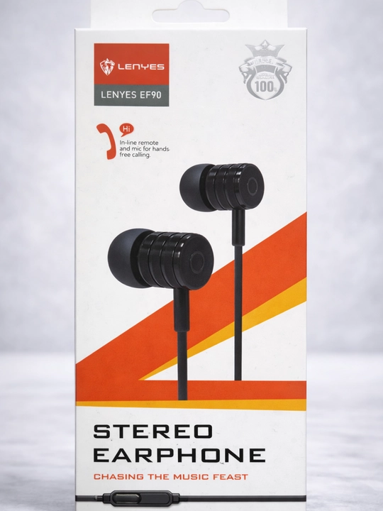Lenyes EF90 Stereo simli quloqchin mikrofon bilan