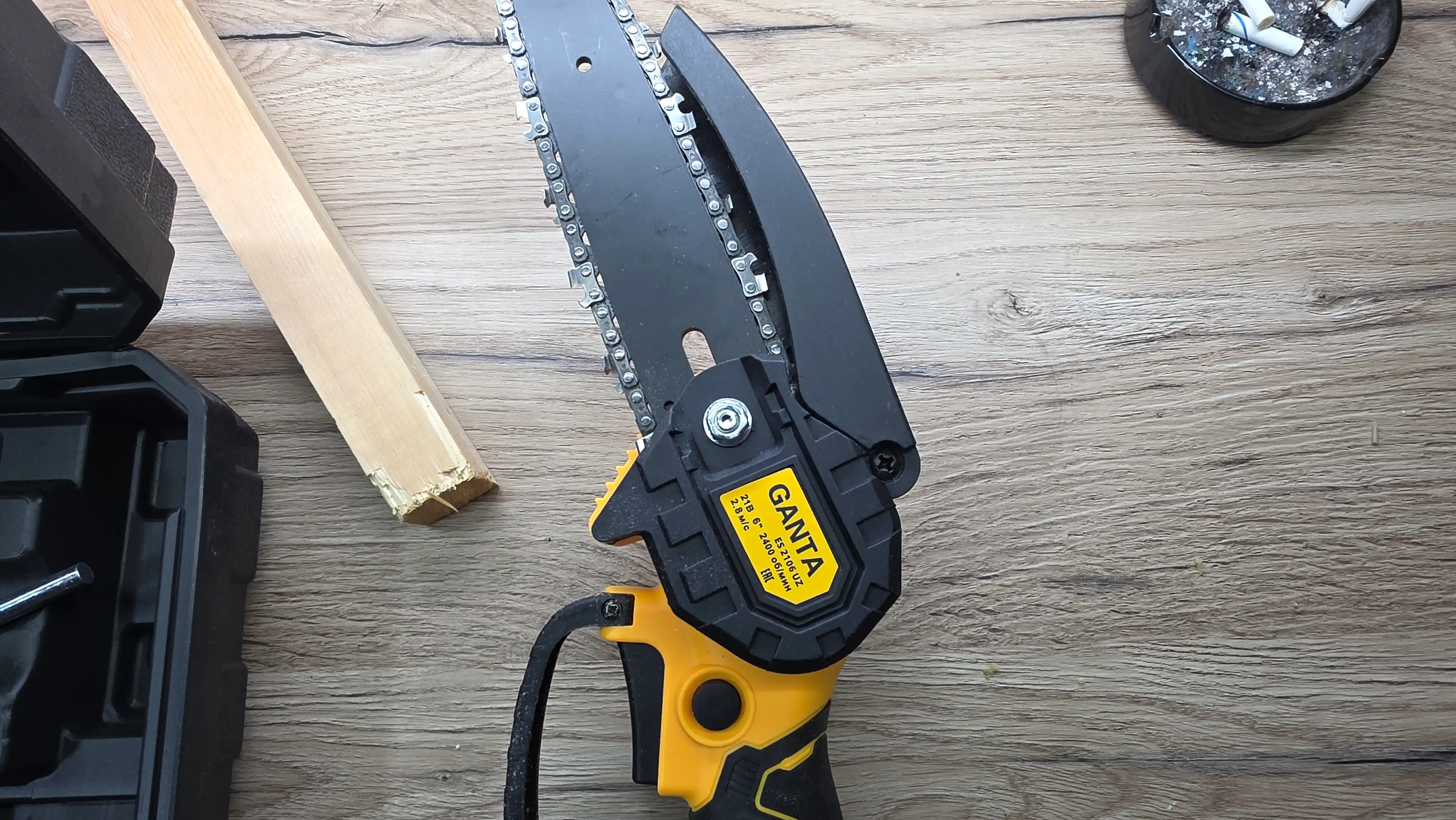 Akkumulyatorli zanjirli arra GANTA 21V / 140 mm
