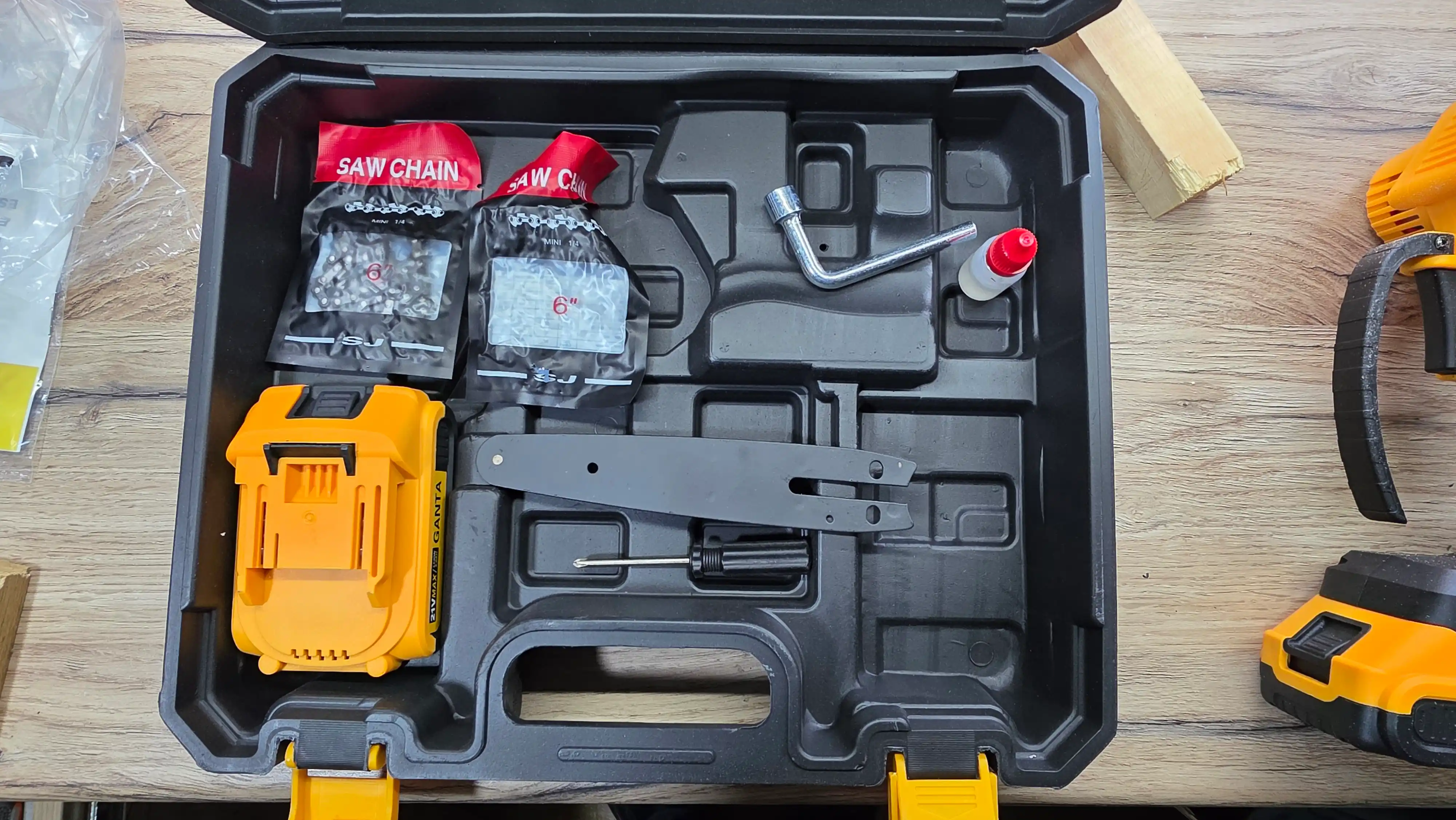 Akkumulyatorli zanjirli arra GANTA 21V / 140 mm