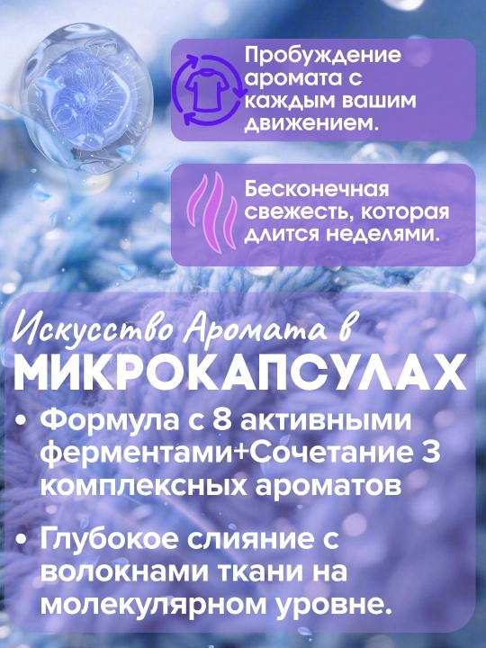 JIETI konditsioner effektli xushbo'y granulalar Tinchlantiruvchi lavanda