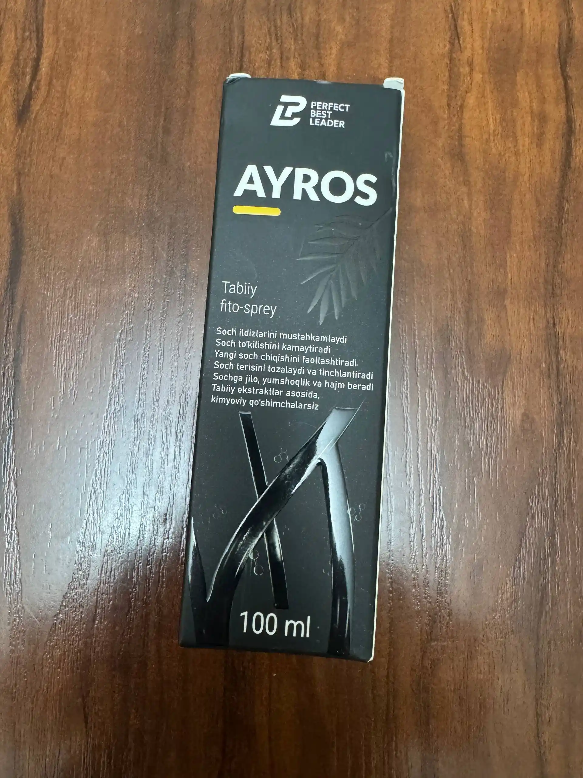 AYROS — спрей для роста волос и против выпадения, уход за волосами