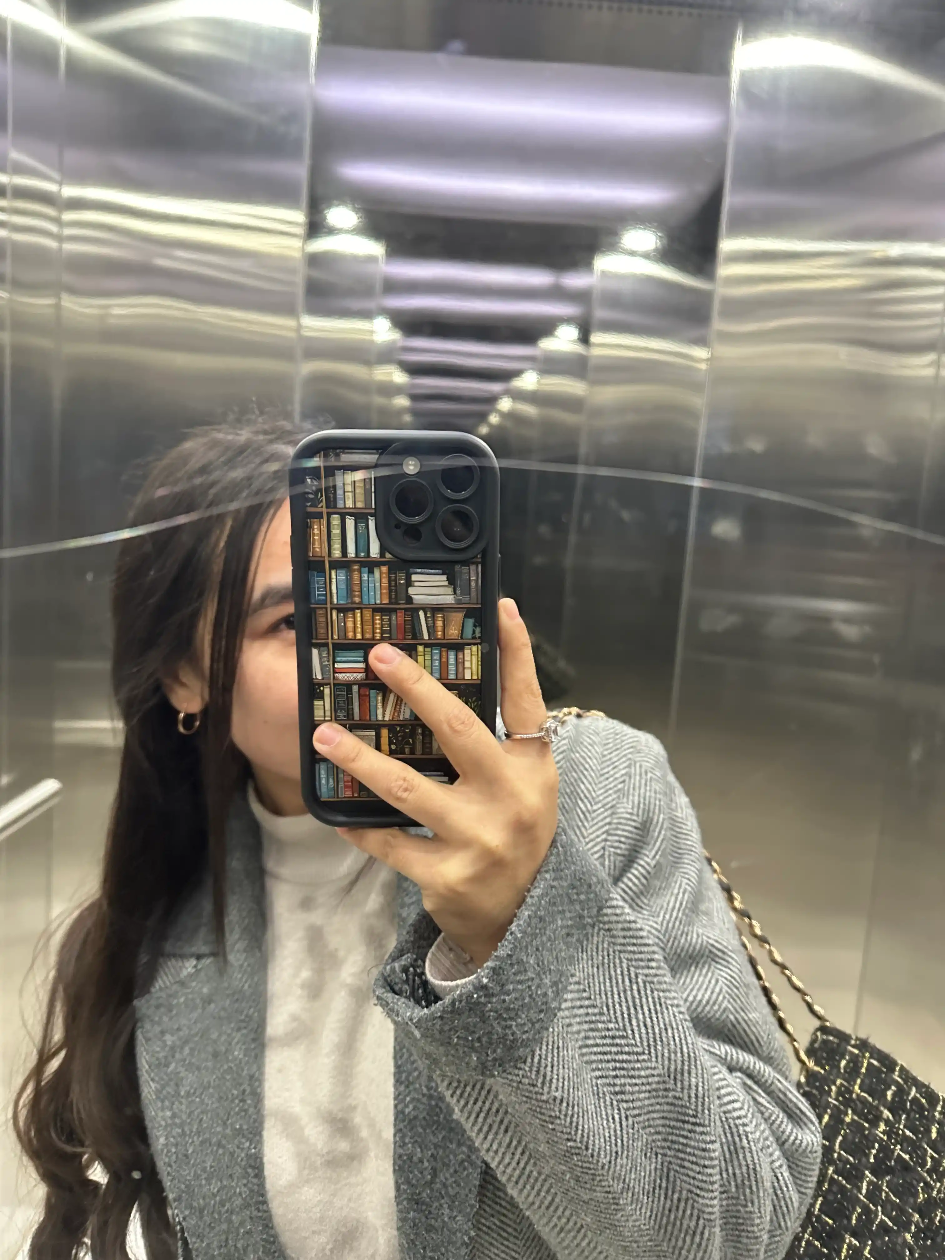 Чехол для Iphone 16, 15, 14, 13, 12, 11, с дизайном книжной полки