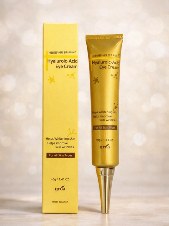 Groa Hyaluronic Acid Eye Cream – Крем для кожи вокруг глаз с гиалуроновой кислотой (40 г) - 