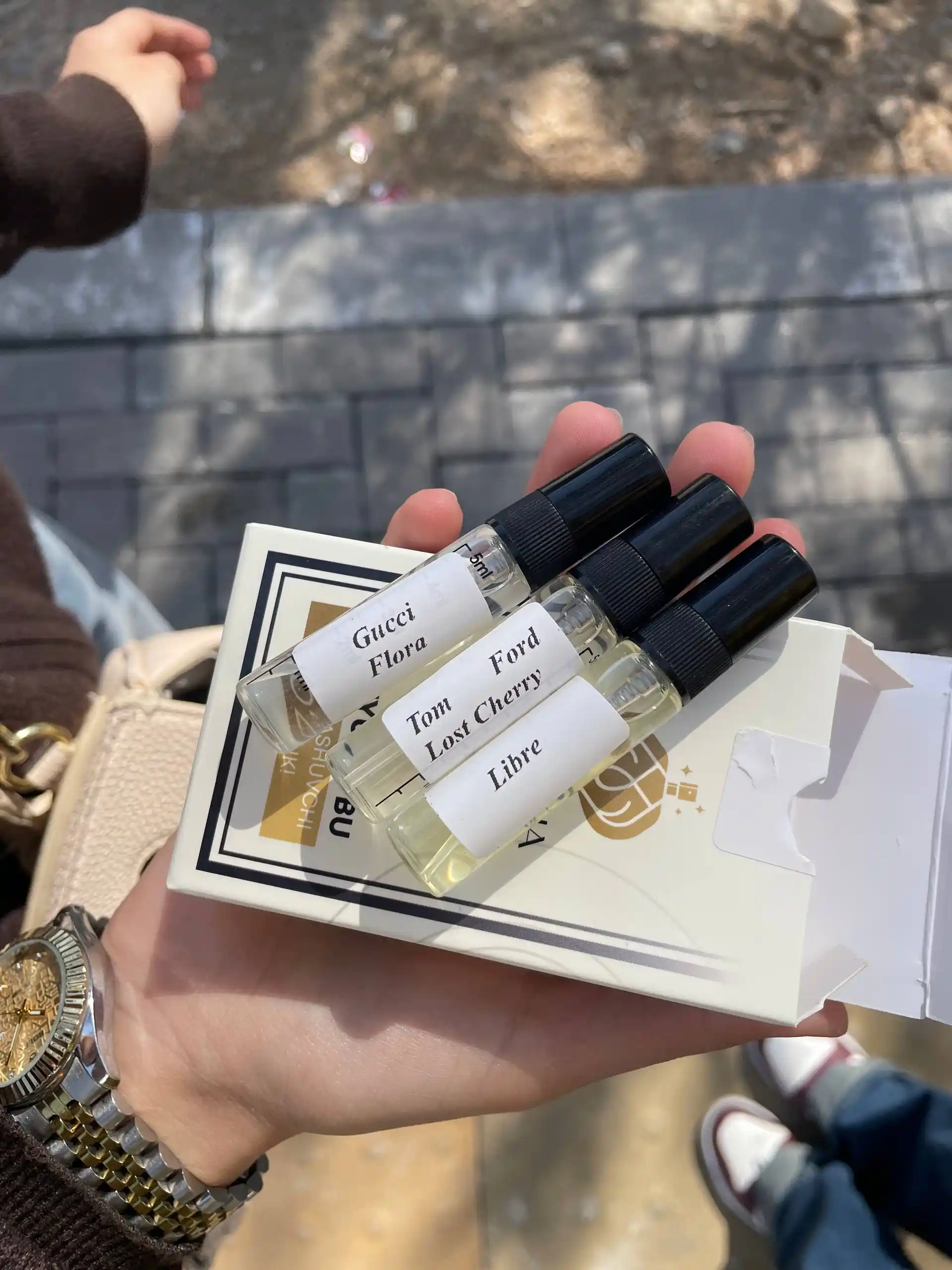 Набор духов для женщин Libre, Tom Ford Lost Cherry, Gucci Flora, 3 в 1