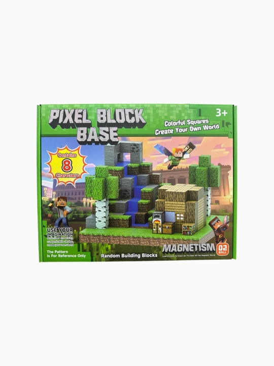 Minecraft uslubidagi magnit konstruktor
