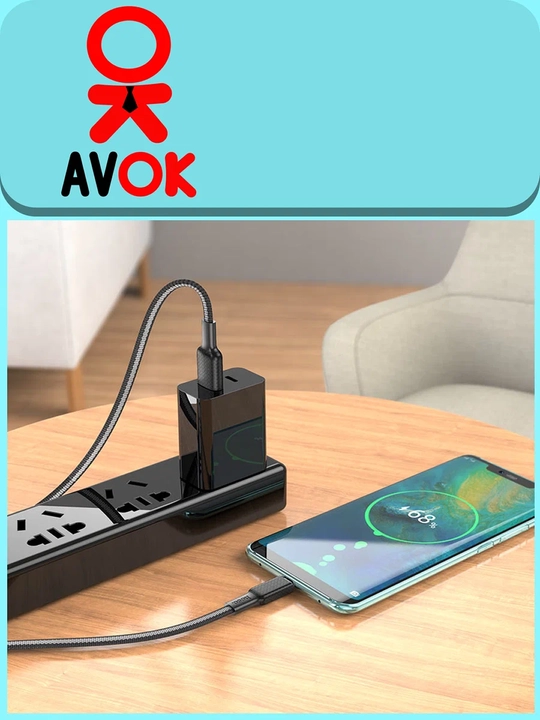 Кабель USB на Type-C Hoco X69, быстрая зарядка 3A, нейлоновая оплётка, длина 1 метр, красный