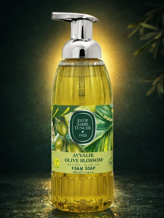 Пенное мыло Eyüp Sabri Tuncer Natural Olive Oil Ayvalık Olive Blossom, 500 мл - 