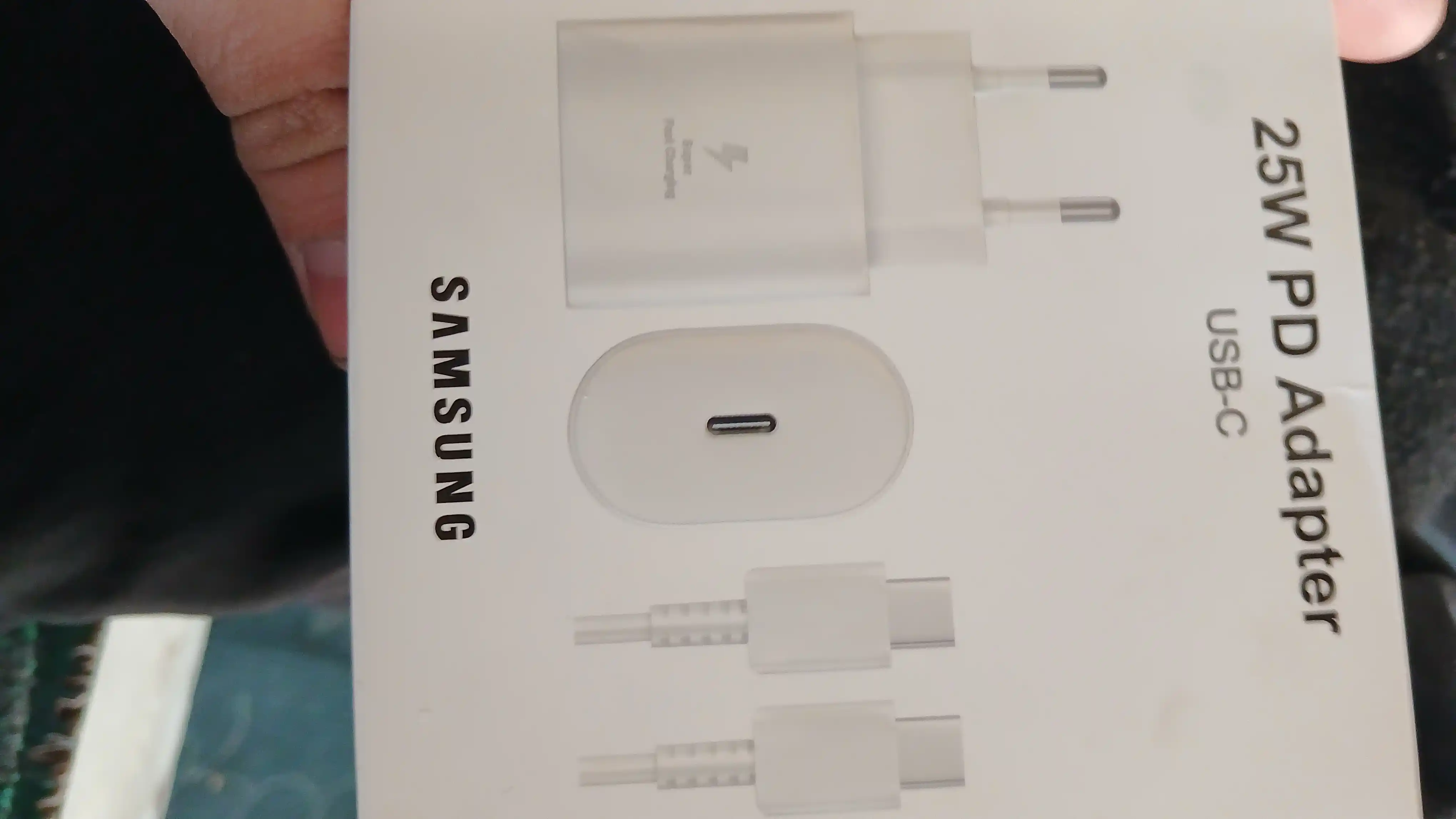 Зарядное устройство Samsung 45 Вт, 25 Вт, кабель Type-C, быстрое зарядное устройство