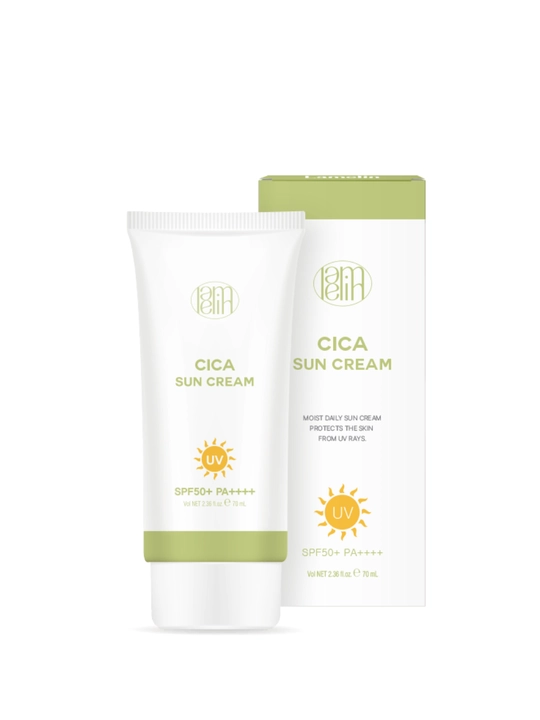 Успокаивающий солнцезащитный крем Lamelin Cica Sun Cream SPF50+