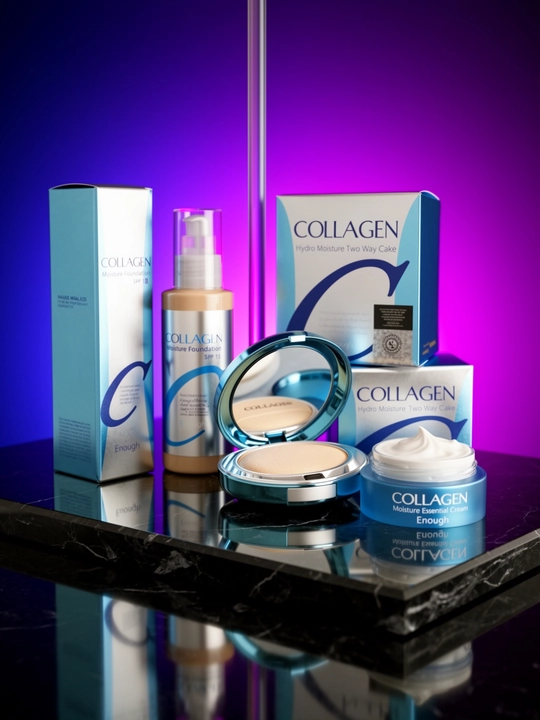 Набор косметика Collagen 3 в 1, для ухода за лицом подарочный бьюти бокс