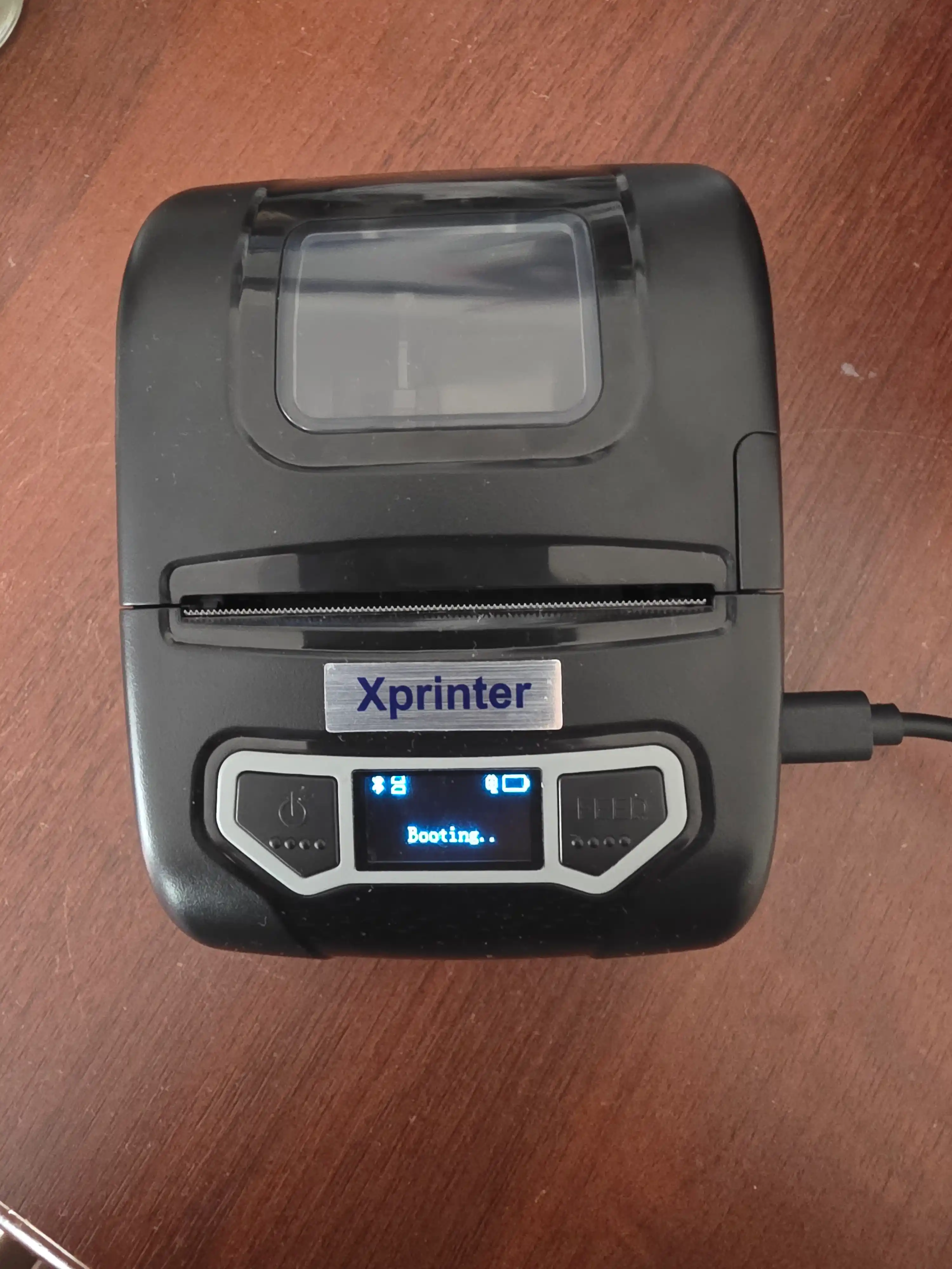 Termal yorliq va kvitansiya printeri Xprinter XP-P201A Portativ 50mm 70mm/s USB+Bluetooth