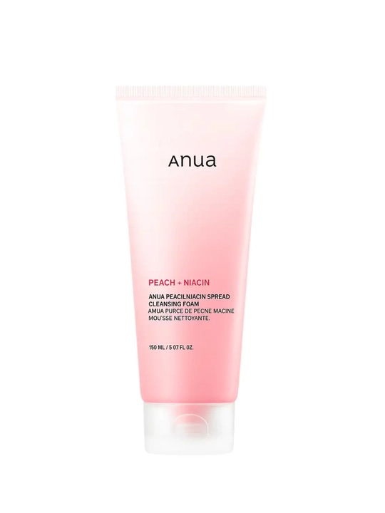 Очищающая пенка с персиком Anua Peach Niacin Spread Cleansing Foam - 