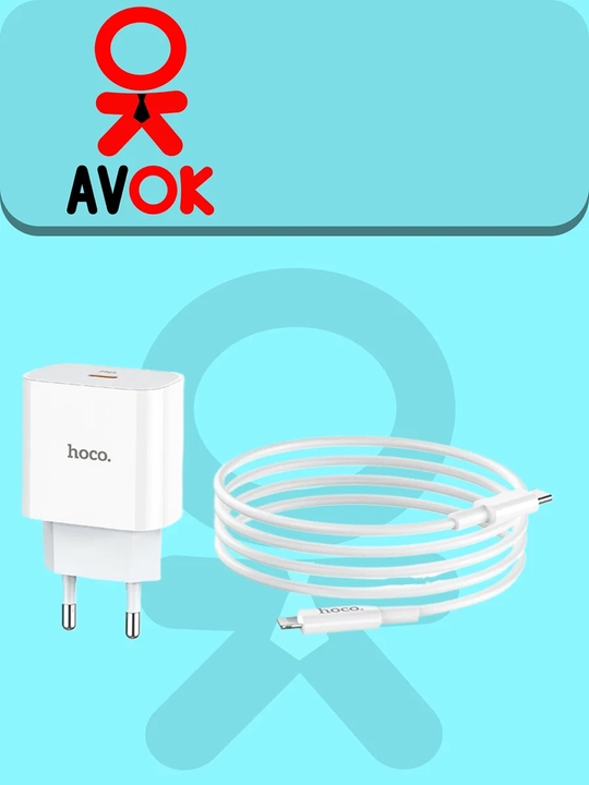 Hoco C76A Plus tarmoq quvvatlagichi, Type-C, PD/QC3.0/QC2.0/Huawei Fast Charge, 20