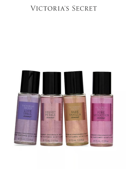Most Loved Shimmer Mists Victoria’s Secret sovg‘a to‘plami, yaltiroq tana spreylari