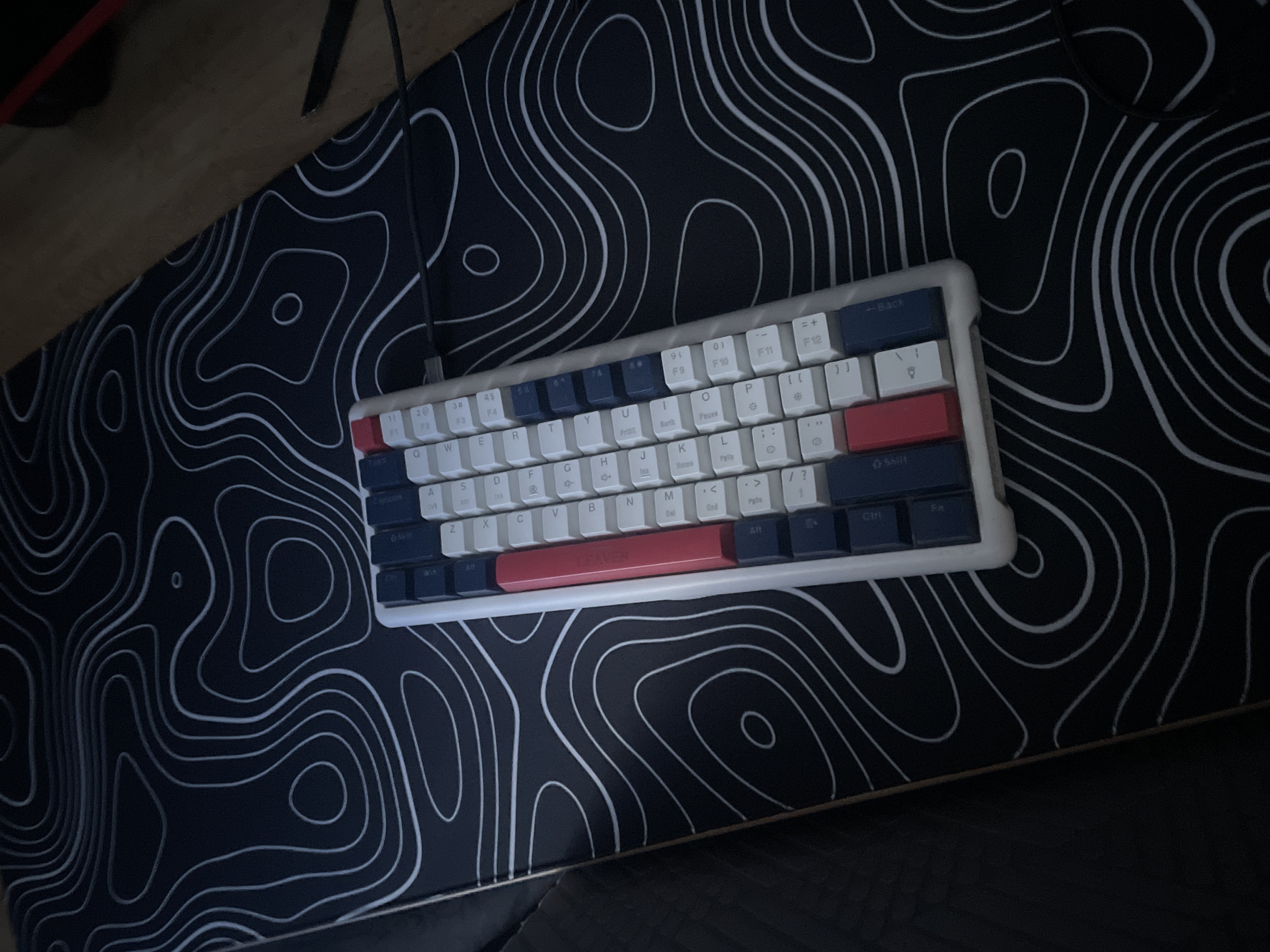 Игровой компьютерный коврик для мыши и клавиатуры, 90 * 40 cм