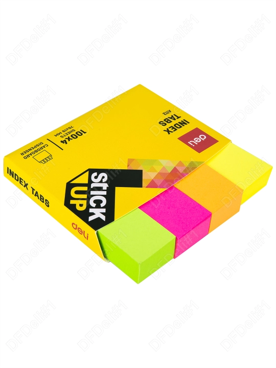 Stiker qog'oz indeks 76х19 (ranglar) 11202 Deli, 11202-EA