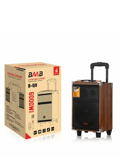 Karaoke Bluetooth kalonka BQ-8, mikrofon bilan, kuchli ovoz