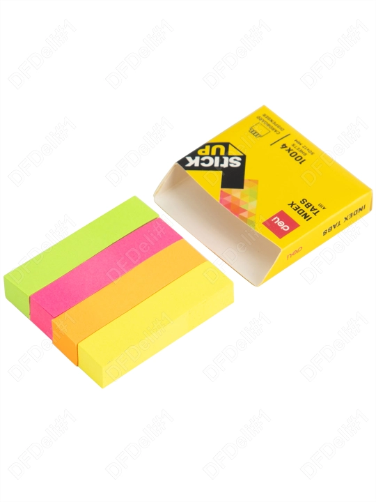Stiker qog'oz indeks 50х12 (ranglar) 11102 Deli, 11102-EA