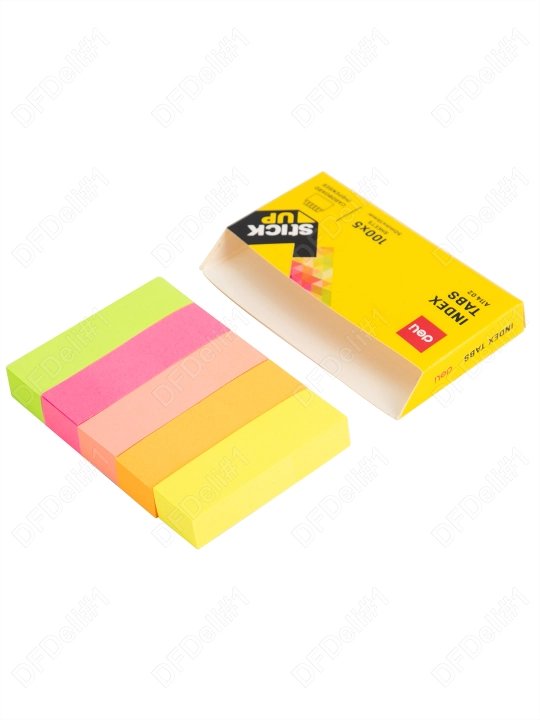 Stiker qog'oz indeks 50х15 20*5l. (floresan) 11402 Deli, 11402-EA