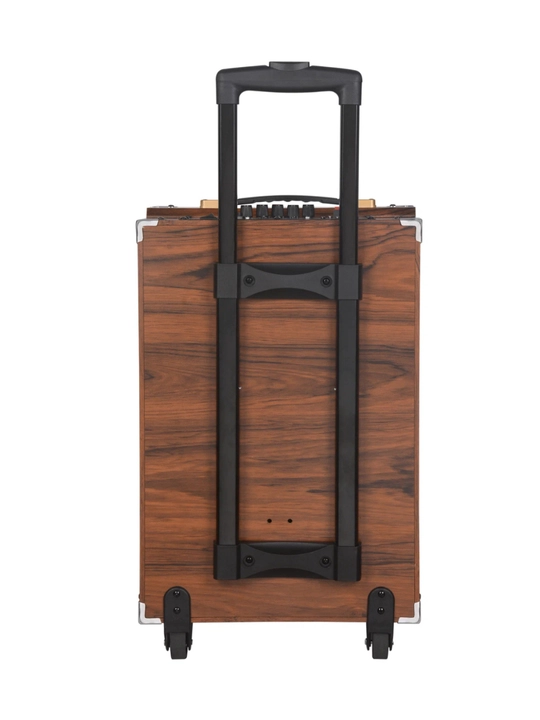 Караоке колонка B-Q12, 50 Вт, Bluetooth, с микрофоном, на колёсиках