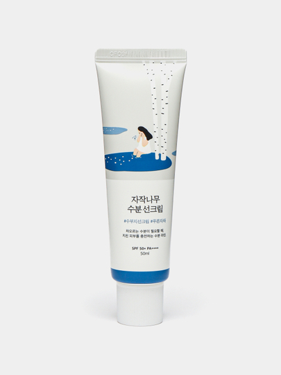 Солнцезащитный крем Round Lab Birch Juice Moisturizing Sunscreen SPF50+ PA++++, 50 мл