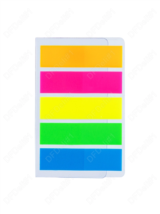 Stiker qog'oz indeks 44х12 (ranglar) 10402 Deli, 10402-EA