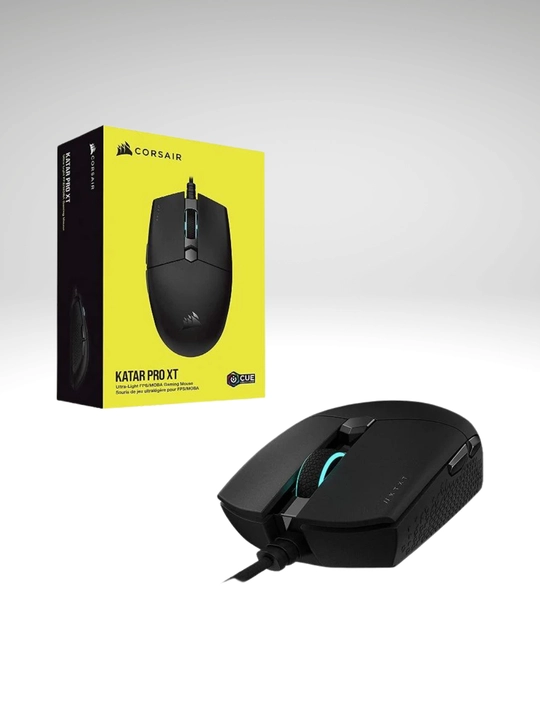 O'yin sichqonchasi Corsair Katar Pro XT, 18000 DPI, PMW3391, o'ta yengil (73g) - 