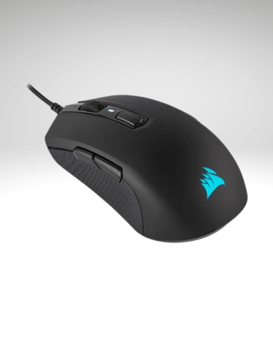 O'yin sichqonchasi Corsair M55 RGB Pro, 12400 DPI, Ambidextrous, 8 tugmali, simli