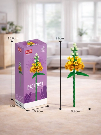 Конструктор Lego Botanical. Конструктор цветов. Лего букет — 2352411-ЛЕГОБОТАНИКБУКЕТРОЗ-ЖЕЛТ