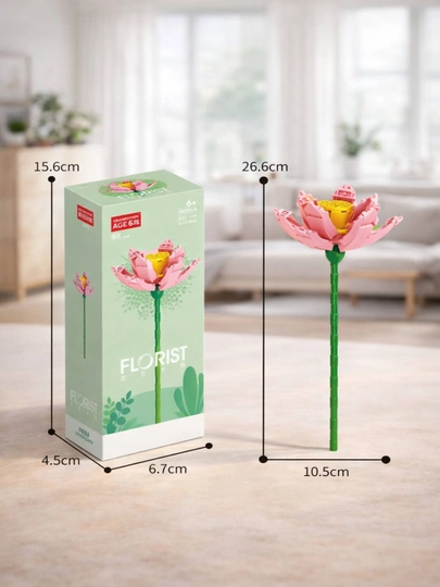 Конструктор Lego Botanical. Конструктор цветов. Лего букет — 2352411-ЛЕГОБОТАНИКБУКЕТРОЗ-БЕЖЕВ
