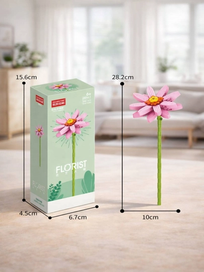 Конструктор Lego Botanical. Конструктор цветов. Лего букет — 2352411-ЛЕГОБОТАНИКБУКЕТРОЗ-БИРЮЗ