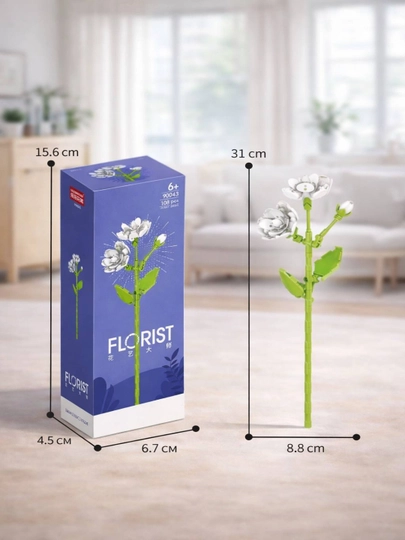 Конструктор Lego Botanical. Конструктор цветов. Лего букет — 2352411-ЛЕГОБОТАНИКБУКЕТРОЗ-АМЕТИС