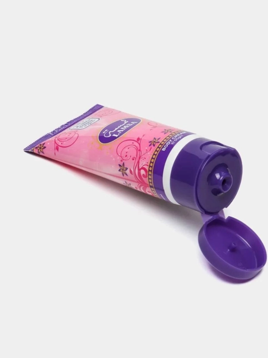 Lamsa Body Cream 50g – tana uchun namlantiruvchi loson, yoqimli hidli parvarish kremi