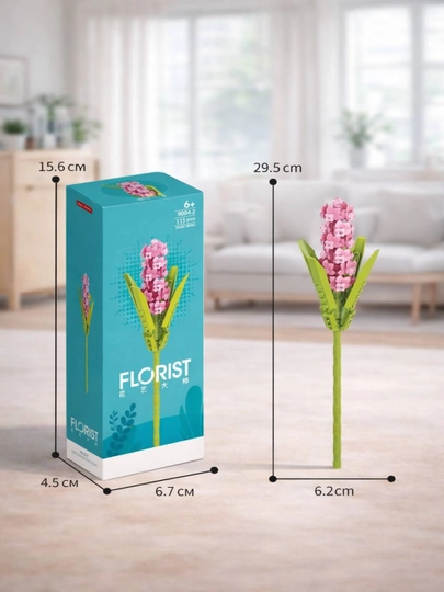 Конструктор Lego Botanical. Конструктор цветов. Лего букет — 2352411-ЛЕГОБОТАНИКБУКЕТРОЗ-ТЕМНЗЕЛ
