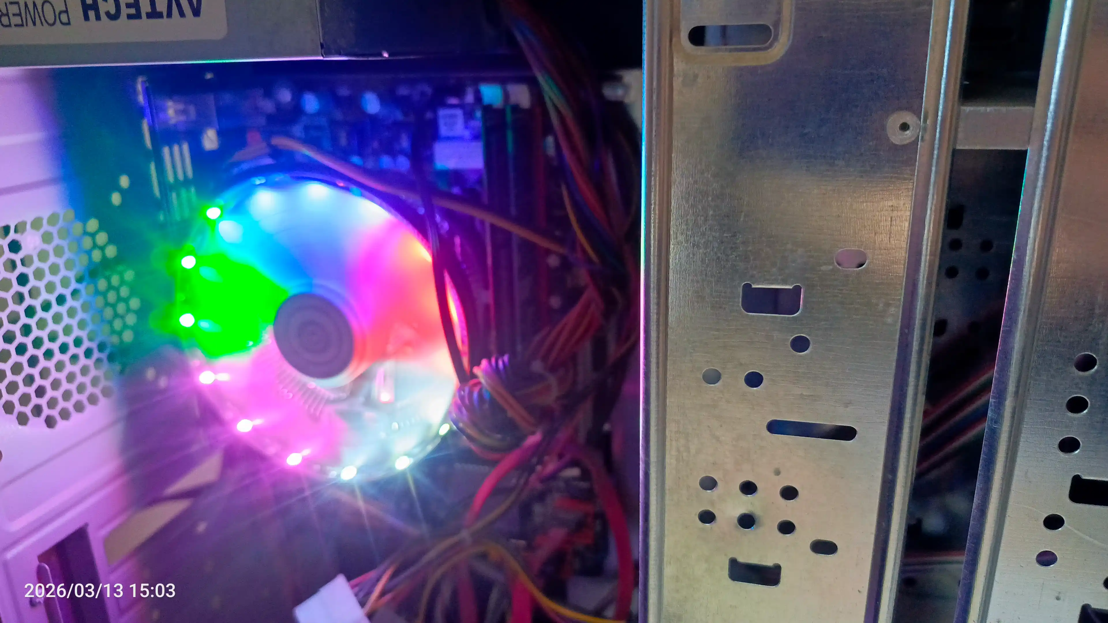 Универсальный процессорный кулер с RGB-подсветкой, Intel LGA775, 1155-1156, AMD 754, AM